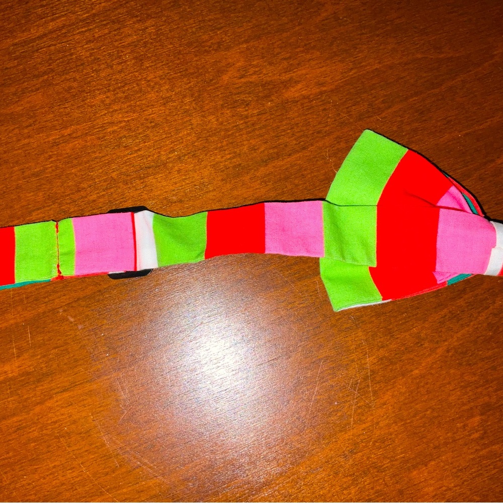 EUC- ELEANOR rose adjustable bow tie